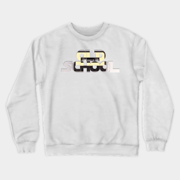 OLD SCHOOL Crewneck Sweatshirt by afternoontees